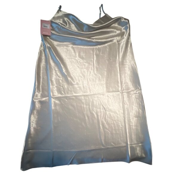 Birdy Grey Lisa Satin Midi Dress 1X Neutral Champagne NWT see description - Picture 12 of 12